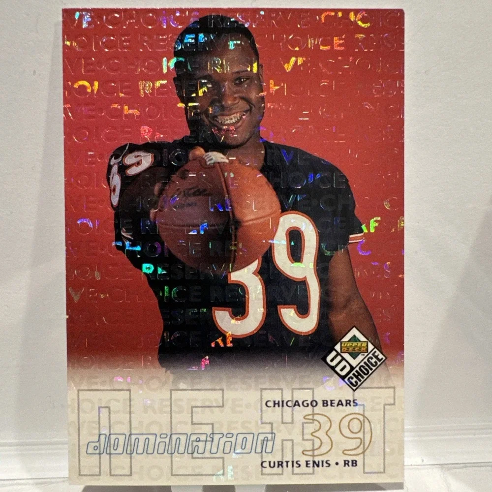 1998 Upper Deck UD Choice Curtis Enis #260 Choice Reserve RC Chicago Bears